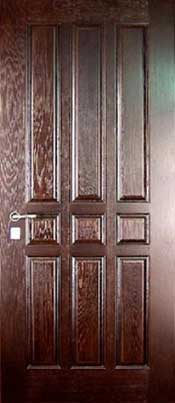 Металлические двери - Поршковая покраска с фасадом МДФ 10 мм 